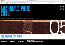 Archibald Prize website