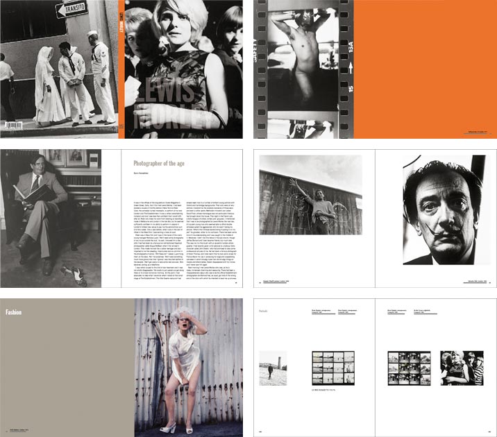 Pages of the Lewis Morley catalogue