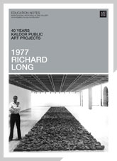 40 years: Kaldor Public Art Projects exhibition notes Richard Long 1977