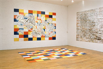 Imants Tillers' works in An Australian Accent, P.S.1, New York, 1984