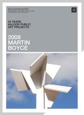 40 years: Kaldor Public Art Projects exhibition notes Martin Boyce 2008